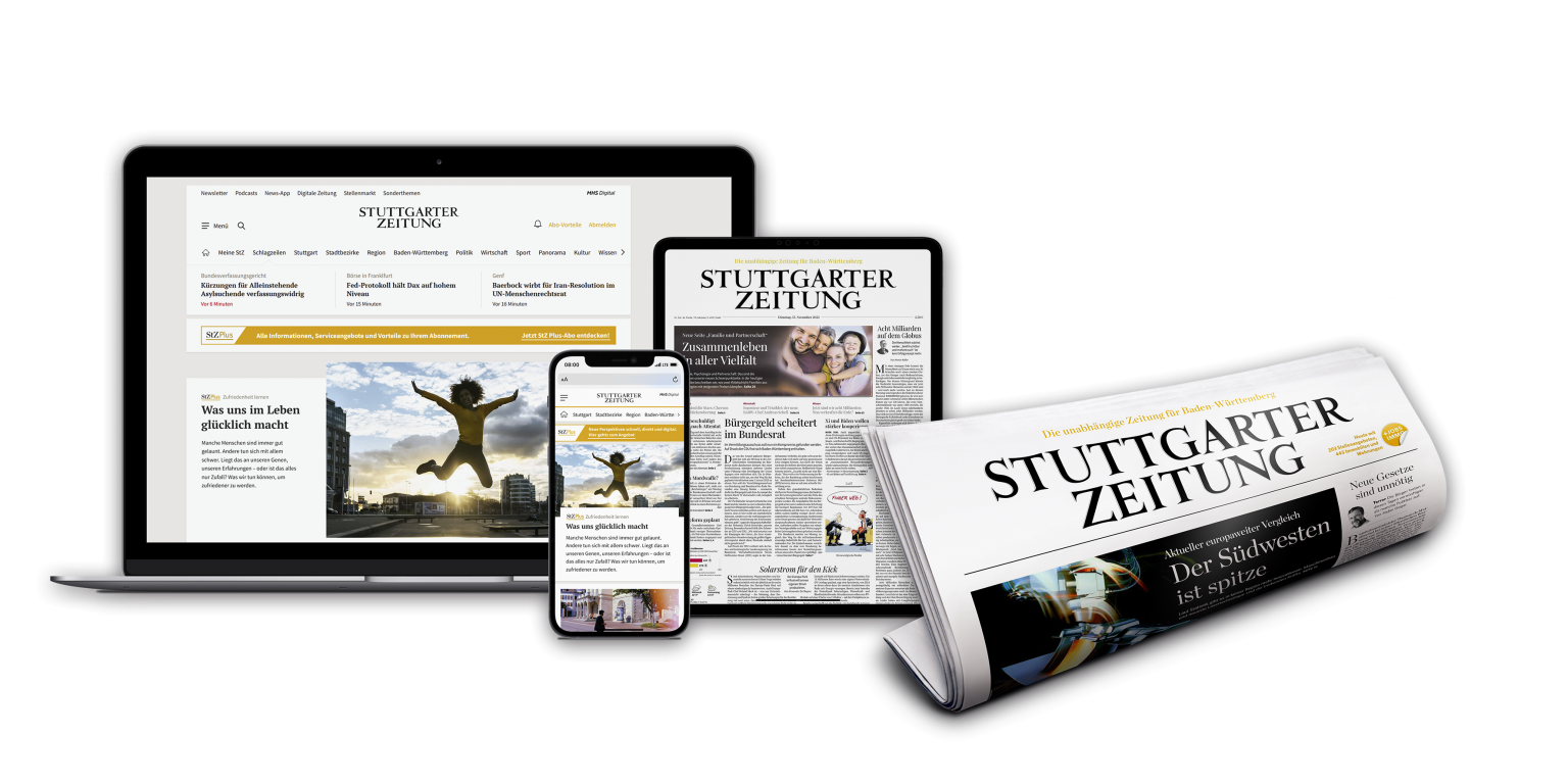 Unser exklusives Angebot für Sie Stuttgarter Zeitung